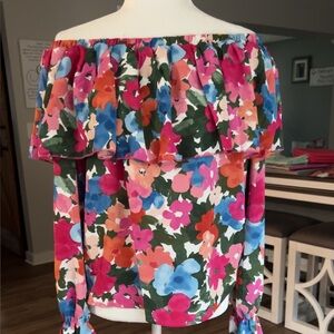 Floral Off-Shoulder Top